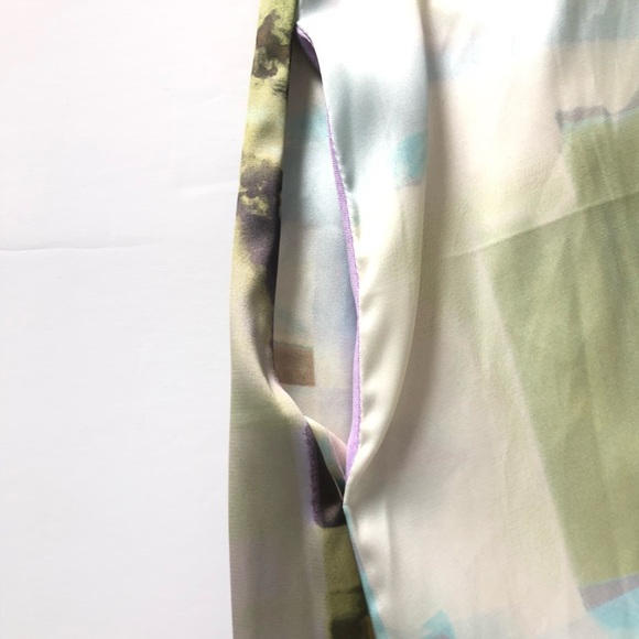 NICOLE MILLER Watercolor Flowing Maxi Dress - Picture 6 of 6